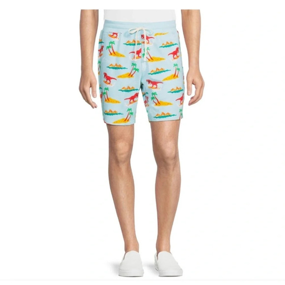 No Boundaries Lounge Shorts dinosaurs size XL 40-42 unsex - Picture 3 of 12